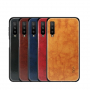 Husă Mofi, din piele, pentru Samsung Galaxy A7 (2018) - negru
