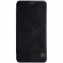 Husă flip Nillkin Qin, din piele, pentru Samsung Galaxy A7 (2018) - negru