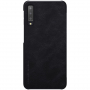 Husă flip Nillkin Qin, din piele, pentru Samsung Galaxy A7 (2018) - negru