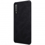Husă flip Nillkin Qin, din piele, pentru Samsung Galaxy A7 (2018) - negru