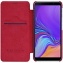 Husă flip Nillkin Qin, din piele, pentru Samsung Galaxy A7 (2018) - roșu