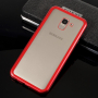 Carcasă cu ramă magnetică și sticlă durificată, pentru Samsung Galaxy J6 (2018) - roșu