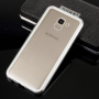 Carcasă cu ramă magnetică și sticlă durificată, pentru Samsung Galaxy J6 (2018) - argintiu