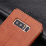 Husă flip Azns, din piele, pentru Samsung Galaxy Note 8 - maro