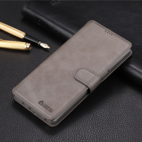 Husă flip Azns, din piele, pentru Samsung Galaxy Note 8 - gri