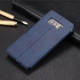 Husă flip Azns, din piele, pentru Samsung Galaxy Note 8 - albastru