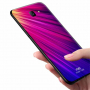 Carcasă din sticlă Nxe pentru Samsung Galaxy J4 Plus - roz-albastru