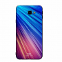 Carcasă din sticlă Nxe pentru Samsung Galaxy J4 Plus - albastru-mov