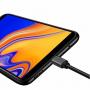 Carcasă din sticlă Nxe pentru Samsung Galaxy J4 Plus - albastru-mov