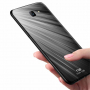 Carcasă din sticlă Nxe pentru Samsung Galaxy J4 Plus - gri