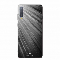 Carcasă din sticlă Nxe pentru Samsung Galaxy A7 (2018) - gri