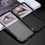 Carcasă cu ramă magnetică și sticlă durificată, pentru Samsung Galaxy J6 Plus - negru