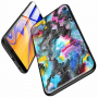 Carcasă Nxe, din plastic, abstract închis, pentru Samsung Galaxy J4 Plus - naturală