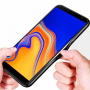Carcasă Nxe, din plastic, abstract închis, pentru Samsung Galaxy J4 Plus - naturală
