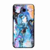 Carcasă Nxe, din plastic, abstract, pentru Samsung Galaxy J4 Plus - naturală