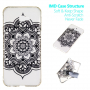 Carcasă din plastic mandala pentru Samsung Galaxy J4 Plus - transparent