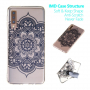 Carcasă din plastic lotus, pentru Samsung Galaxy A7 (2018) - transparent