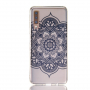 Carcasă din plastic lotus, pentru Samsung Galaxy A7 (2018) - transparent