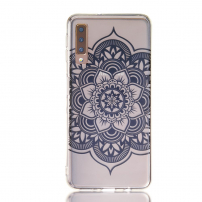 Carcasă din plastic lotus, pentru Samsung Galaxy A7 (2018) - transparent