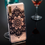 Carcasă din plastic lotus, pentru Samsung Galaxy A7 (2018) - transparent