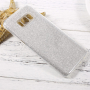 Carcasă sclipitoare din plastic 3 în 1, pentru Samsung Galaxy S8 - argintiu