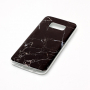Carcasă din plastic marmură, pentru Samsung Galaxy S8 - negru
