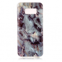 Carcasă din plastic marmură, pentru Samsung Galaxy S8 - violet