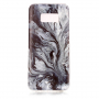 Carcasă din plastic marmură, pentru Samsung Galaxy S8 - gri