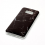 Carcasă din plastic marmură, pentru Samsung Galaxy S8 Plus - negru