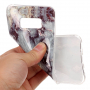 Carcasă din plastic marmură, pentru Samsung Galaxy S8 Plus - violet