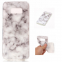 Carcasă din plastic marmură, pentru Samsung Galaxy S8 Plus - alb