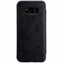 Husă flip Nillkin Qin, din piele, pentru Samsung Galaxy S8 - negru