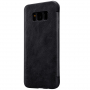 Husă flip Nillkin Qin, din piele, pentru Samsung Galaxy S8 - negru