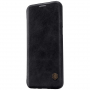 Husă flip Nillkin Qin, din piele, pentru Samsung Galaxy S8 Plus - negru
