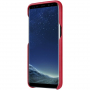 Husă din piele Nillkin Englon, pentru Samsung Galaxy S8 - roșu