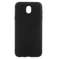 Carcasă din plastic Frosted mat pentru Samsung Galaxy J7 (2017) - negru