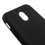 Carcasă din plastic Frosted mat pentru Samsung Galaxy J7 (2017) - negru