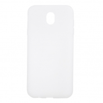 Carcasă din plastic Frosted mat pentru Samsung Galaxy J7 (2017) - alb