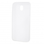 Carcasă din plastic Frosted mat pentru Samsung Galaxy J7 (2017) - alb
