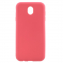Carcasă din plastic Frosted mat pentru Samsung Galaxy J7 (2017) - roșu