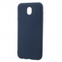 Carcasă din plastic Frosted mat pentru Samsung Galaxy J7 (2017) - albastru închis