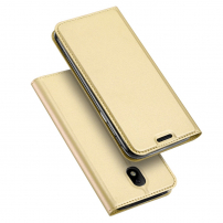 Husă flip Dux Ducis Skin Pro, pentru Samsung Galaxy J5 (2017) - auriu