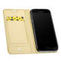 Husă flip Dux Ducis Skin Pro, pentru Samsung Galaxy J5 (2017) - auriu