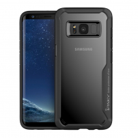 Carcasă din plastic Ipaky, cu ramă, pentru Samsung Galaxy S8 Plus - negru