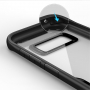 Carcasă din plastic Ipaky, cu ramă, pentru Samsung Galaxy S8 Plus - negru