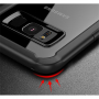 Carcasă din plastic Ipaky, cu ramă, pentru Samsung Galaxy S8 Plus - negru