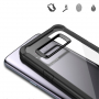 Carcasă din plastic Ipaky, cu ramă, pentru Samsung Galaxy S8 Plus - negru