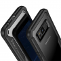 Carcasă din plastic Ipaky, cu ramă, pentru Samsung Galaxy S8 Plus - negru