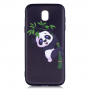Carcasă din plastic panda, pentru Samsung Galaxy J5 (2017) - negru