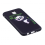 Carcasă din plastic panda, pentru Samsung Galaxy J5 (2017) - negru